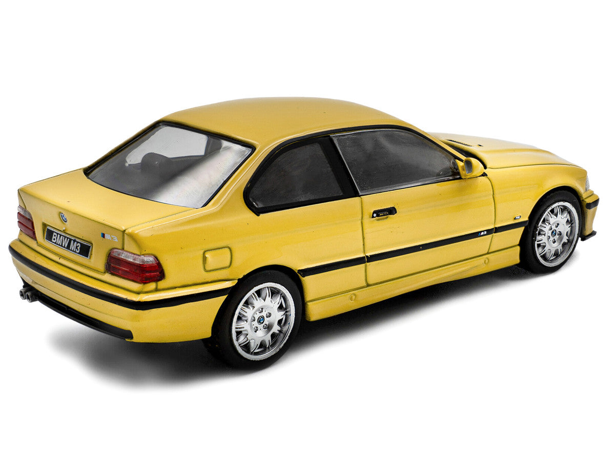 1999 BMW E36 M3 Coupe Dakar Yellow 1/43 Diecast Model Car by Solido-2